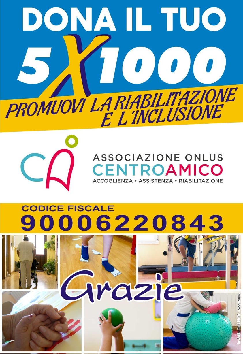 5 per mille al “Centro Amico” ONLUS